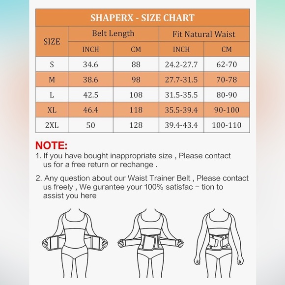 📦 SHAPERX Women Waist Trainer Belt - Picture 6 of 10